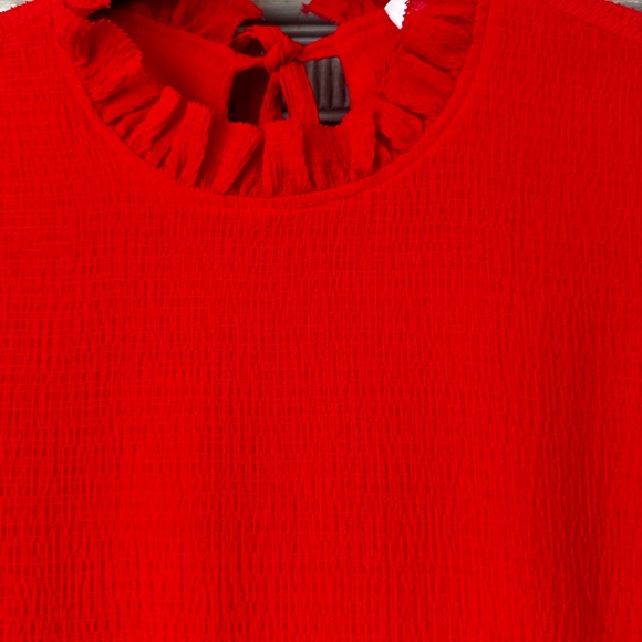 Rejina Pyo Red Crepe Dress Size 12 - Picture 4 of 11